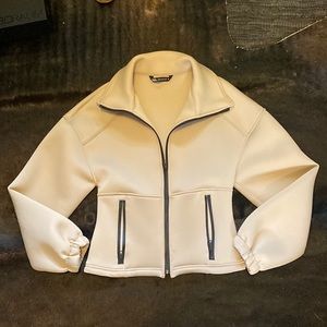 ZARA neoprene zip up XS